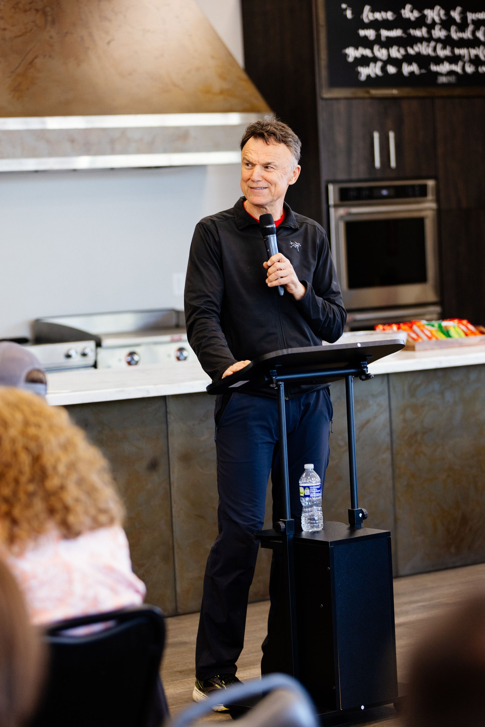 Bob teaching a group